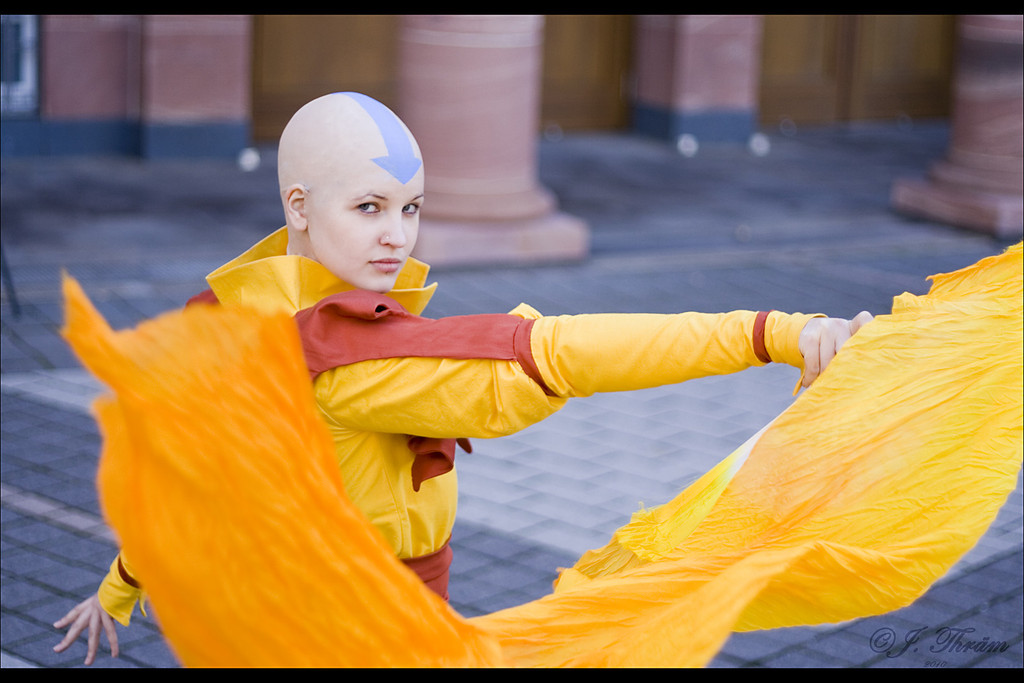 Cosplay Island View Costume Crescent Avatar Aang.