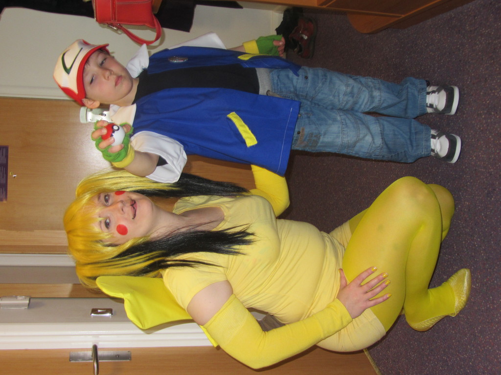 Ash and pikachu cosplay
